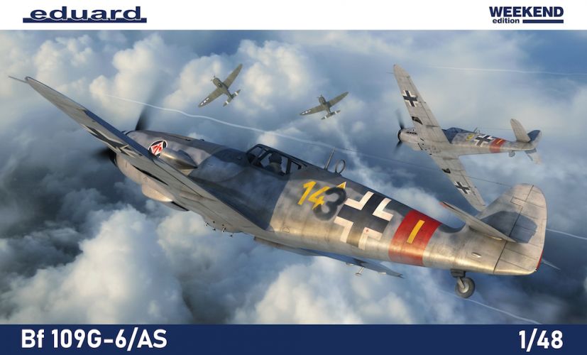 EDUARD 1/48 84169 MESSERSCHMITT BF 109G-6/AS WEEKEND EDITION