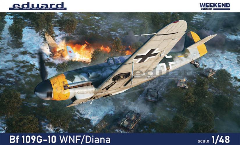 EDUARD 1/48 84182 MESSERSCHMITT BF 109G-10 WNF/DIANA