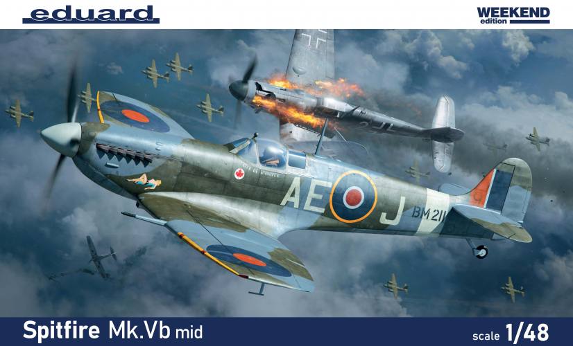 EDUARD 1/48 84186 SPITFIRE MK.VB MID WEEKEND EDITON