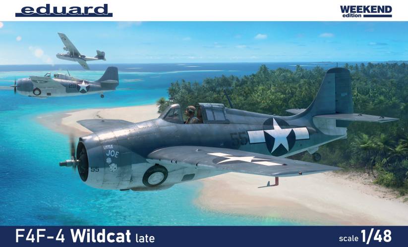 EDUARD 1/48 84204 F4F-4 WILDCAT LATE