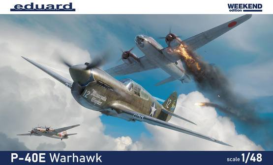 EDUARD 1/48 84207 P-40E WARHAWK WEEKEND EDITION