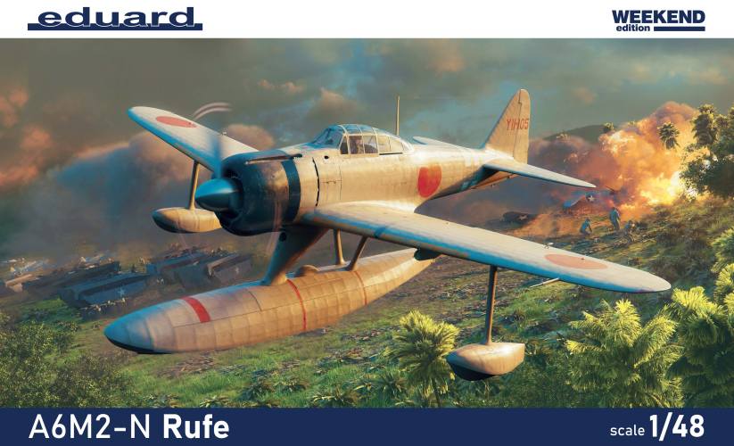 EDUARD 1/48 84208 MITUBISHI A6M2-N RUFE WEEKEND EDITION