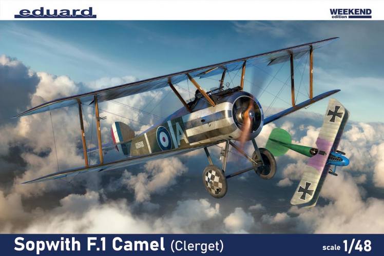EDUARD 1/48 8486 SOPPWITH F.1 CAMEL  CLERGET  WEEKEND EDITION