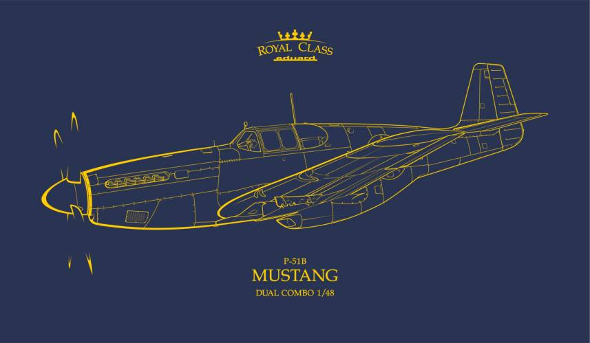 EDUARD 1/48 R0019 ROYAL CLASS P-51B MUSTANG DUAL COMBO