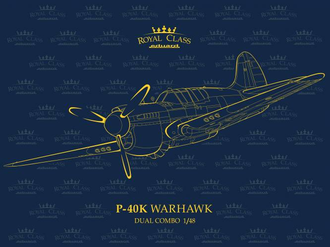 EDUARD 1/48 R0024 CURTISS P-40K WARHAWK DUAL COMBO ROYAL CLASS