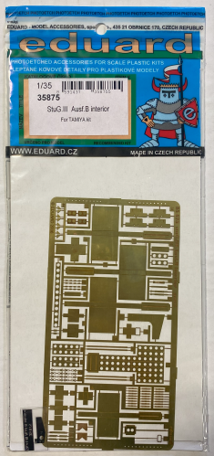 EDUARD 1/35 35875 STUG.III AUSF.B INTERIOR FOR TAMIYA