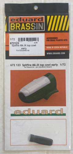 EDUARD 1/72 672123 SPITFIRE MK.IX TOP COWL FOR EDUARD KIT