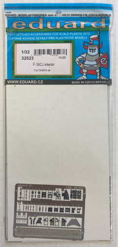 EDUARD 1/32 32523 F-16CJ INTERIOR FOR TAMIYA KIT