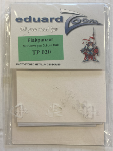 EDUARD 1/72 TP 020 FLAKPANZER MOBELWAGEN 3 7CM FLAK