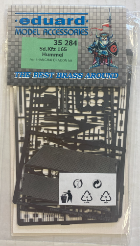 EDUARD  35 284 SD.KFZ 165 HUMMEL FOR SHANGHAI DRAGON KIT
