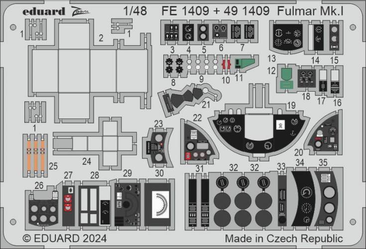 EDUARD 1/48 FE1409 FAIREY FULMAR MK.I