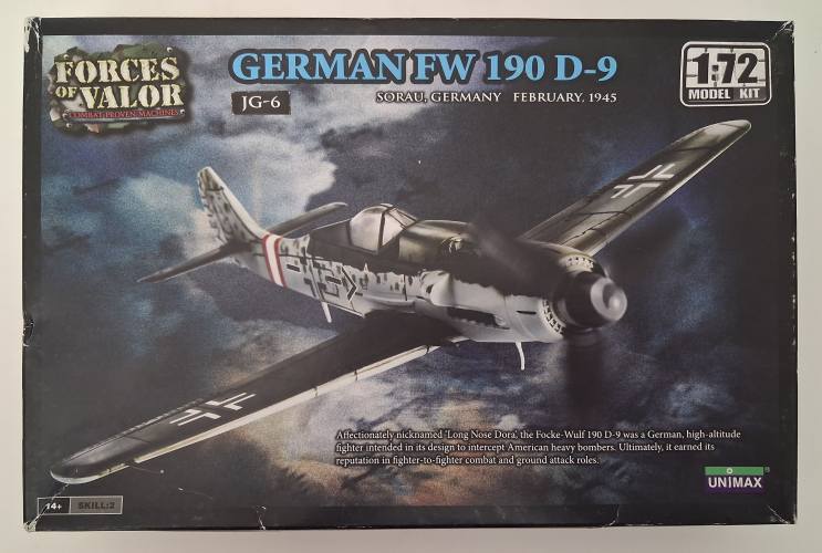 FORCES OF VALOR 1/72 JG06 GERMAN FW 190 D-9