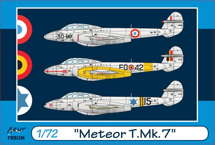 AZUR 1/72 FR0045 METEOR T.MK.7