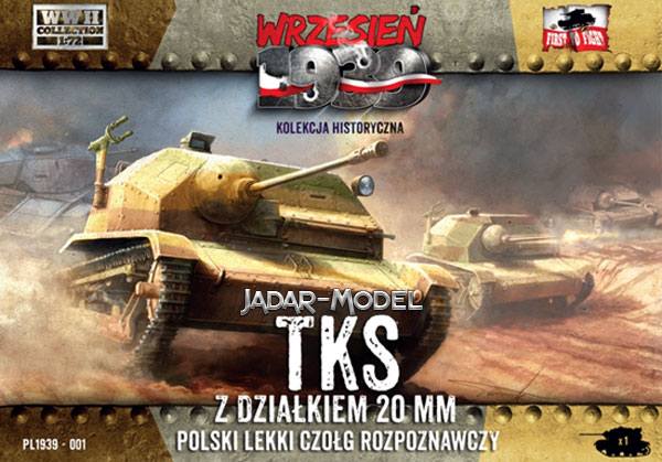FIRST TO FIGHT 1/72 001 POLISH TKS RECONNAISSANCE TANK