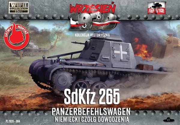 FIRST TO FIGHT 1/72 004 GERMAN SD.KFZ.265 PANZERBEFEHSWAGEN GERMAN COMMAND TANK
