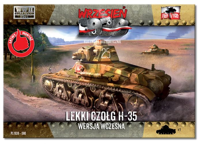 FIRST TO FIGHT 1/72 080 HOTCHKISS H-35 EARLY VERSION
