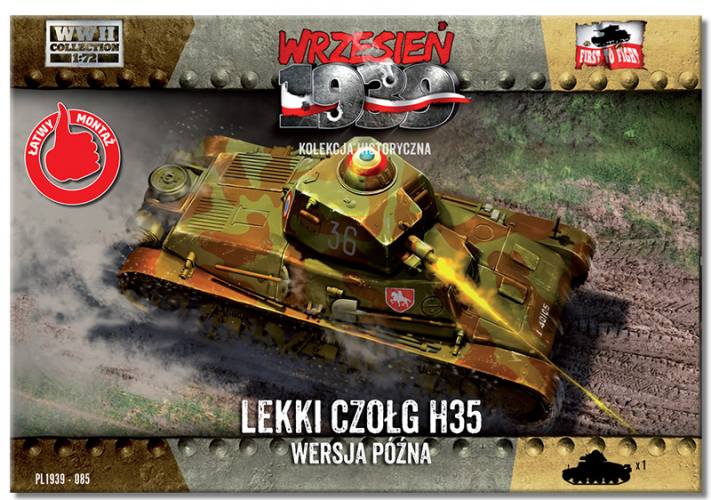 FIRST TO FIGHT 1/72 085 HOTCHKISS H-35 LATE VERSION