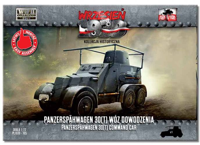 FIRST TO FIGHT 1/72 105 PANZERSPAHWAGEN 30 T  COMMAND CAR