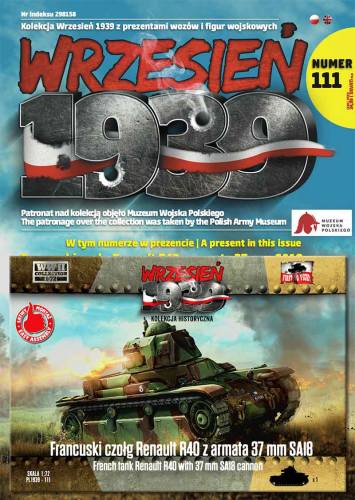 FIRST TO FIGHT 1/72 111 FRENCH RENAULT R40 TANK WITH SA18 GUN