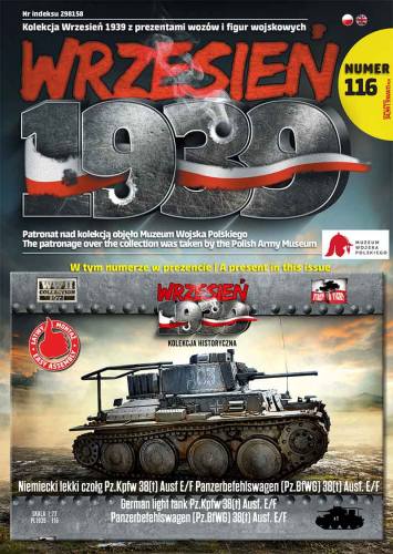 FIRST TO FIGHT 1/72 116 Pz.Kpfw 38 t  Ausf.E/F Panzerbefehlswagen  Pz.BfWG  38 t  Ausf. E/F German light tank