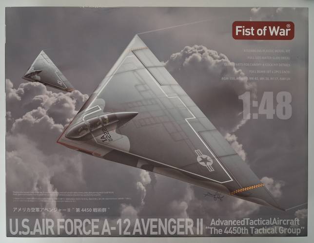 FIST OF WAR 1/48 UA48005 RM47055 U.S. AIR FORCE A-12 AVENGER II