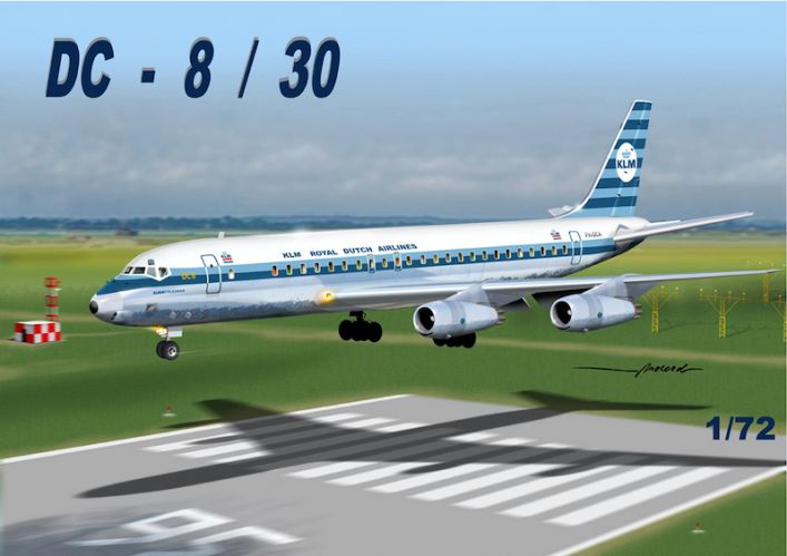 MACH 1/72 GP110KLM DOUGLAS DC-8/30 KLM DUTCH