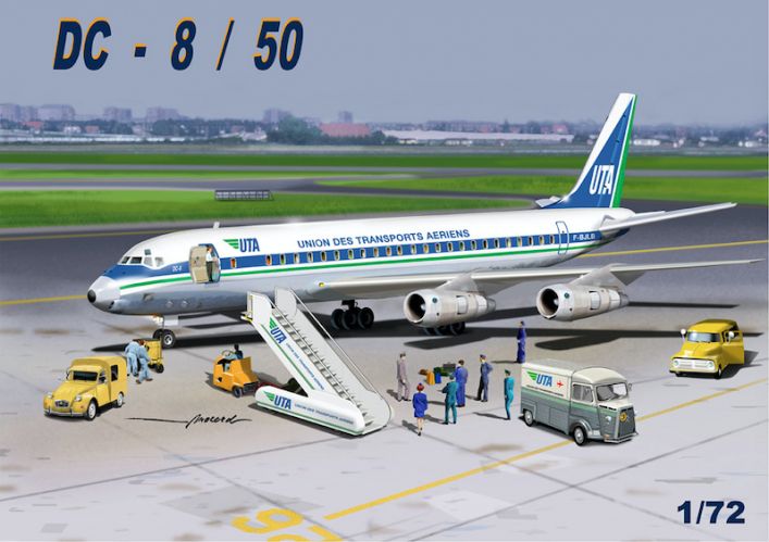 MACH 1/72 GP110UTA DOUGLAS DC-8/50 UTA