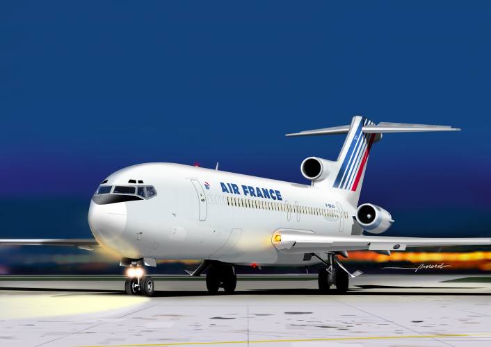 MACH 1/72 GP111AF BOING 727-200 AIR FRANCE