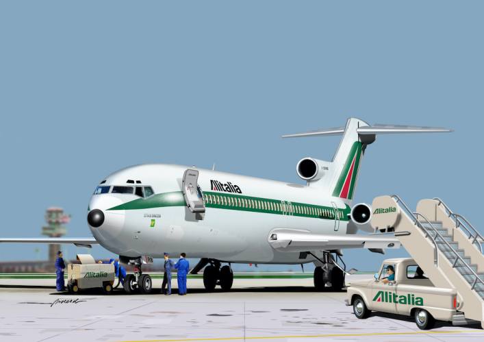 MACH 1/72 GP111ALI BOING 727-200 ALITALIA