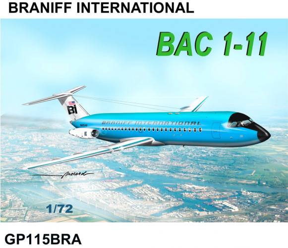 MACH 1/72 GP115BRA BAC 1-11 BRANIFF INTERNATIONAL