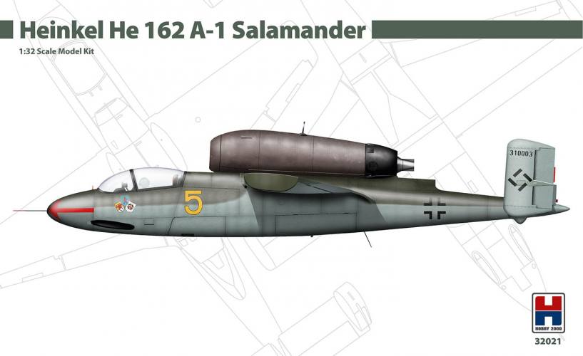 HOBBY 2000 1/32 32021 HEINKEL HE 162A-1 SALAMANDER