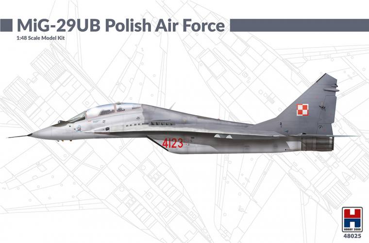 HOBBY 2000 1/48 48025 MIG-29UB POLISH AIR FORCE