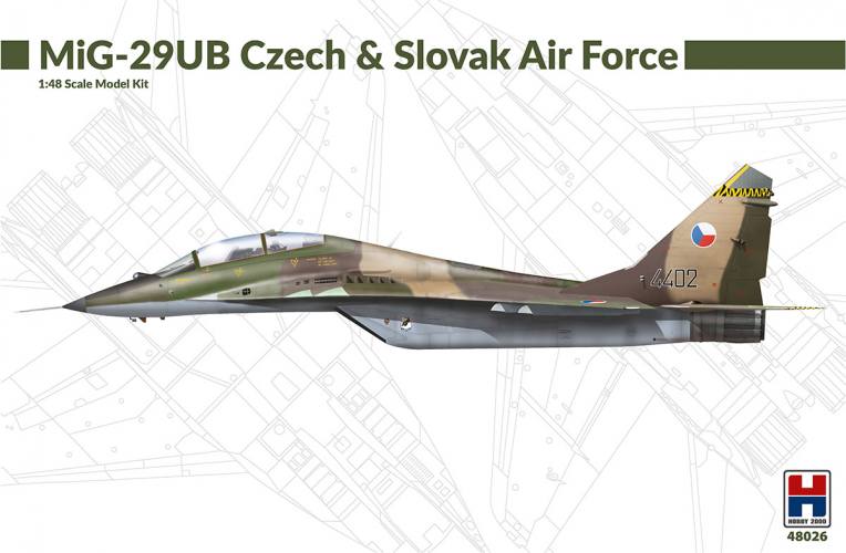 HOBBY 2000 1/48 48026 MIG-29UB CZECH   SLOVAK AIR FORCE