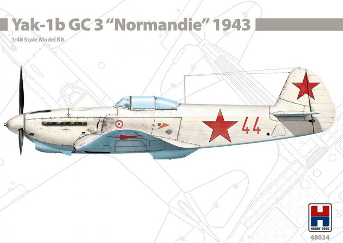 HOBBY 2000 1/48 48034 YAK-1B GC3 NORMANDIE 1943