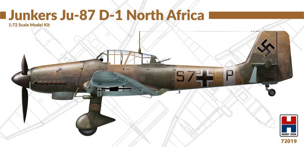 HOBBY 2000 1/72 72019 JUNKERS JU 87 D-1 NORTH AFRICA