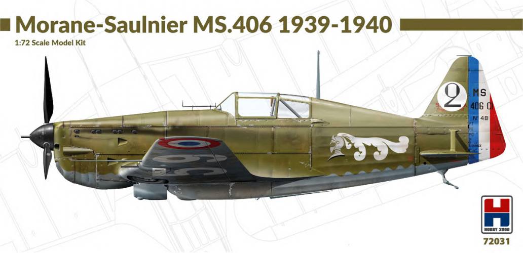 HOBBY 2000 1/72 72031 MORANE SAULNIER MS.406 1939-1940