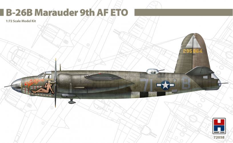 HOBBY 2000 1/72 72058 B-26B MARAUDER 9TH AF ETO