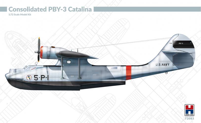 HOBBY 2000 1/72 72083 CONSOLIDATED PBY-3 CATALINA