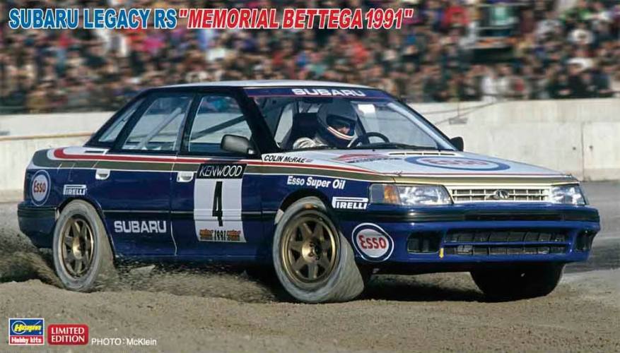 HASEGAWA 1/24 27086 SUBARU LEGACY RS MEMORIAL BETTEGA 1991 
