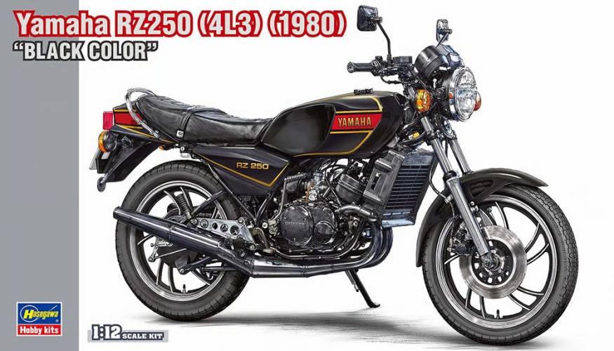 HASEGAWA 1/12  21781 1990 YAMAHA RZ250 4L3 BLACK