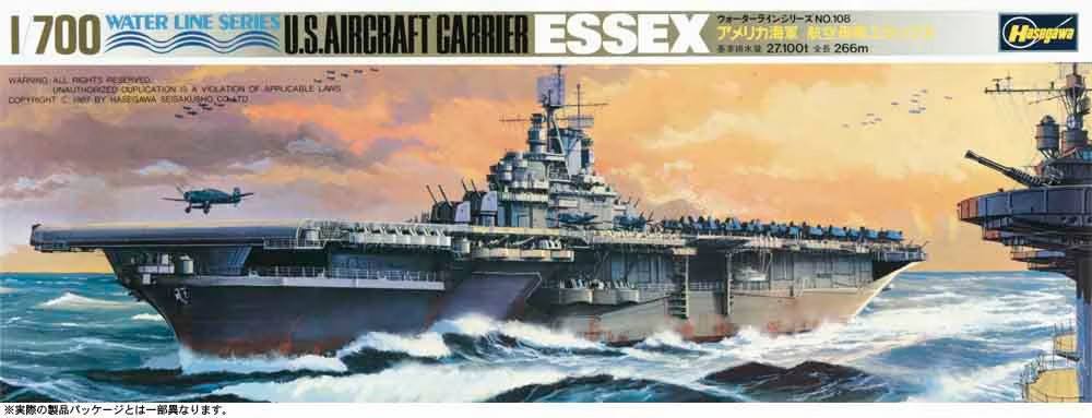 HASEGAWA 1/700 707 U.S. AIRCRAFT CARRIER ESSEX