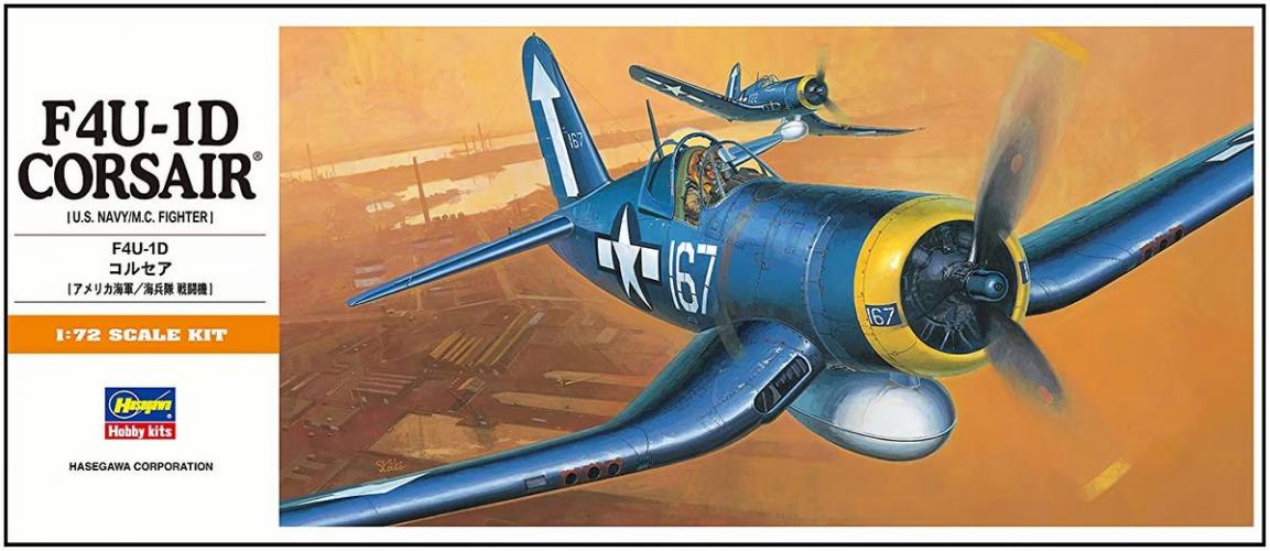 HASEGAWA 1/72 A10 F4U-1D CORSAIR