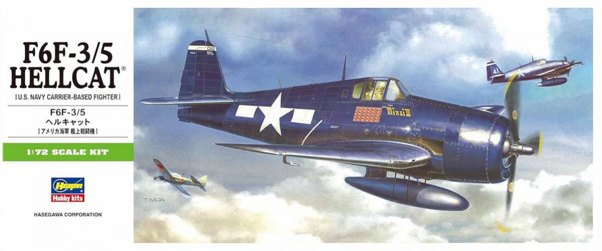 HASEGAWA 1/72 B11 F6F-3/5 HELLCAT