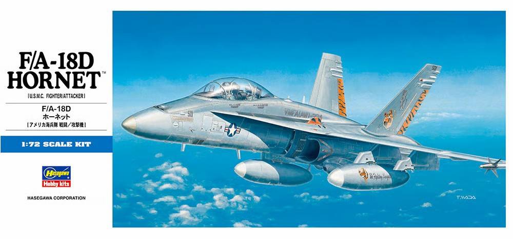 HASEGAWA 1/72 D09 F/A-18D HORNET