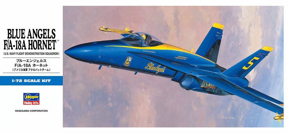 HASEGAWA 1/72 D10 BLUE ANGELS F/A-18A HORNET