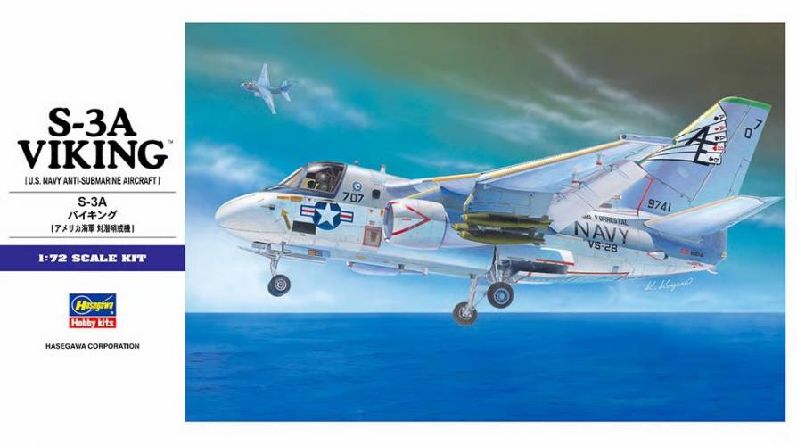 HASEGAWA 1/72 E07 S-3A VIKING