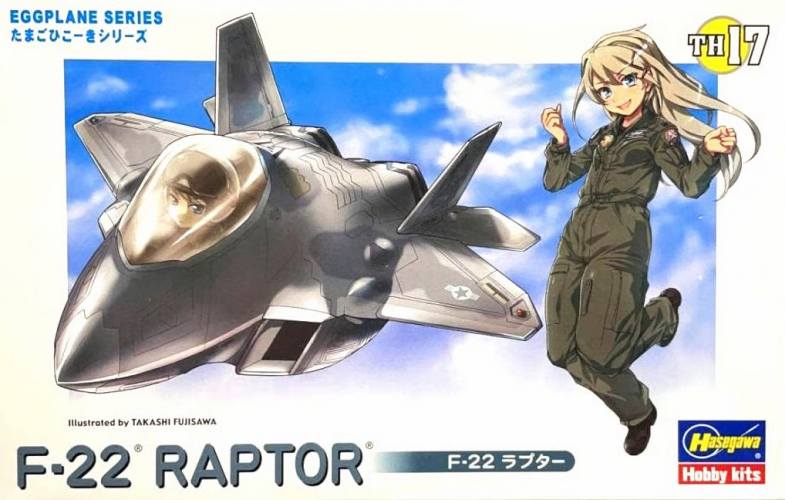 HASEGAWA  TH17 F-22 RAPTOR EGG PLANE