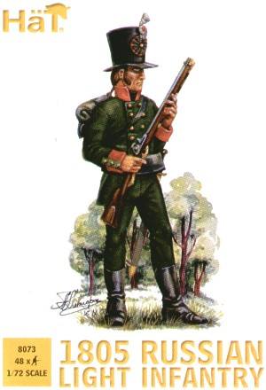 HAT INDUSTRIES 1/72 8073 1805 RUSSIAN LIGHT INFANTRY