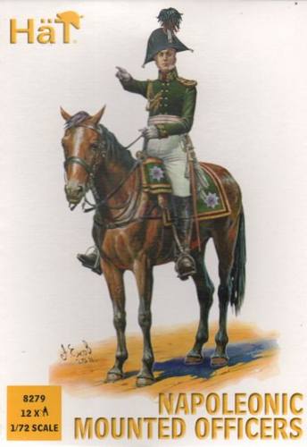 HAT INDUSTRIES 1/72 8279 NAPOLEONIC MOUNTED OFFICERS