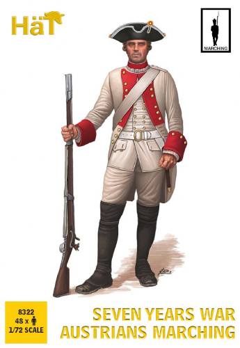 HAT INDUSTRIES 1/72 8322 SEVEN TEARS WAR AUSTRIANS MARCHING